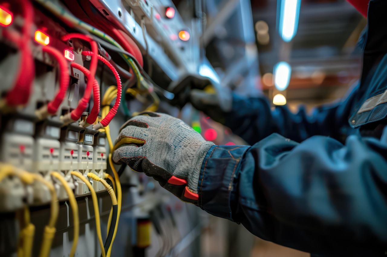 Gaze TechNetworks team installing fibre optic cables in Nairobi
